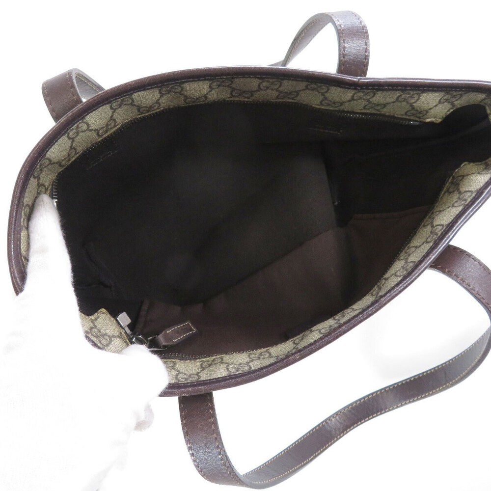 Gucci Bag Supreme Tote Shoulder Brown GG - Picture 5 of 10